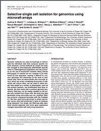 selective single cell isolation for genomics