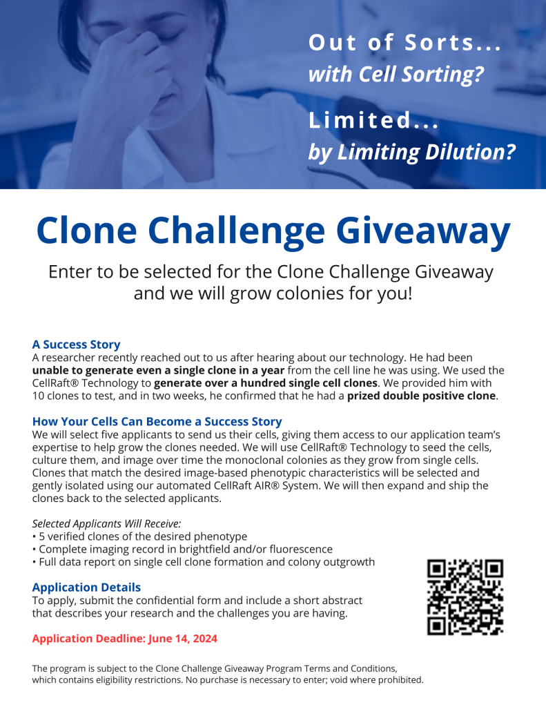 2024 Clone Challenge Flyer