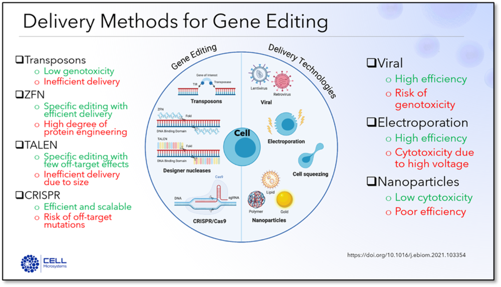 a diagram of gene editing